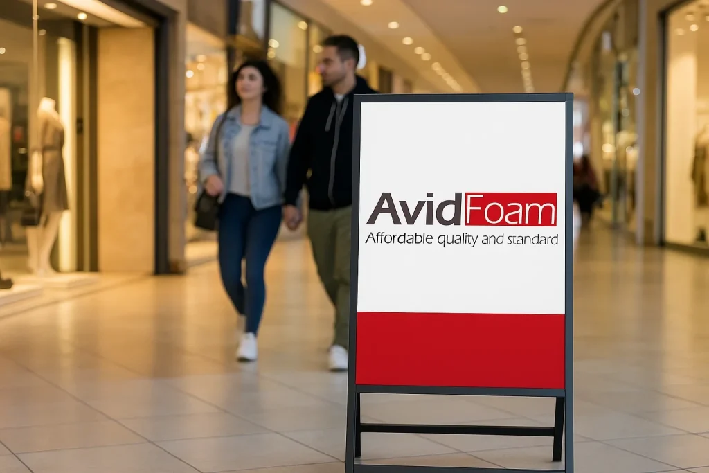 استند تبلیغاتی فوم برد چیست؟ کاربردها، مزایا و قیمت 3 استند فروشگاهی فومی