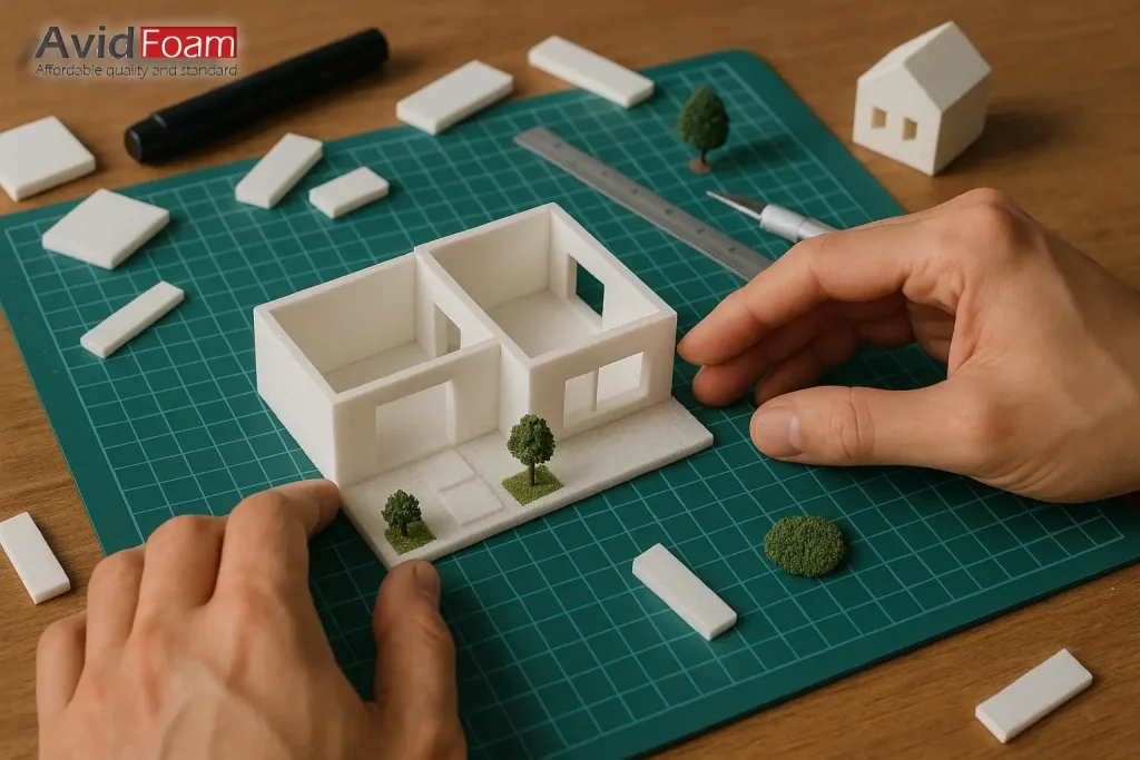 فوم پلی استایرن چیست؟ چه کاربردهایی دارد 3 کاربردهای فوم پلی استایرن در پروژه های دکوراتیو و ماکت سازی